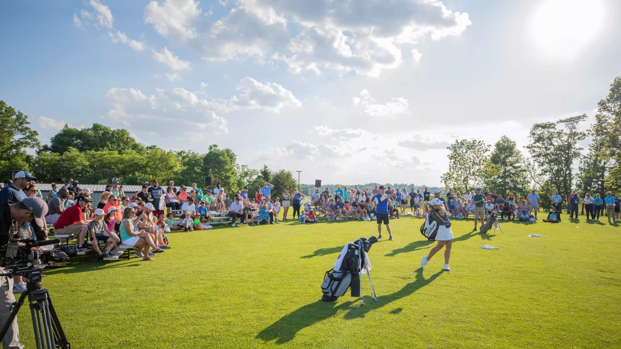 Junior Golf Clinic Action Photo
