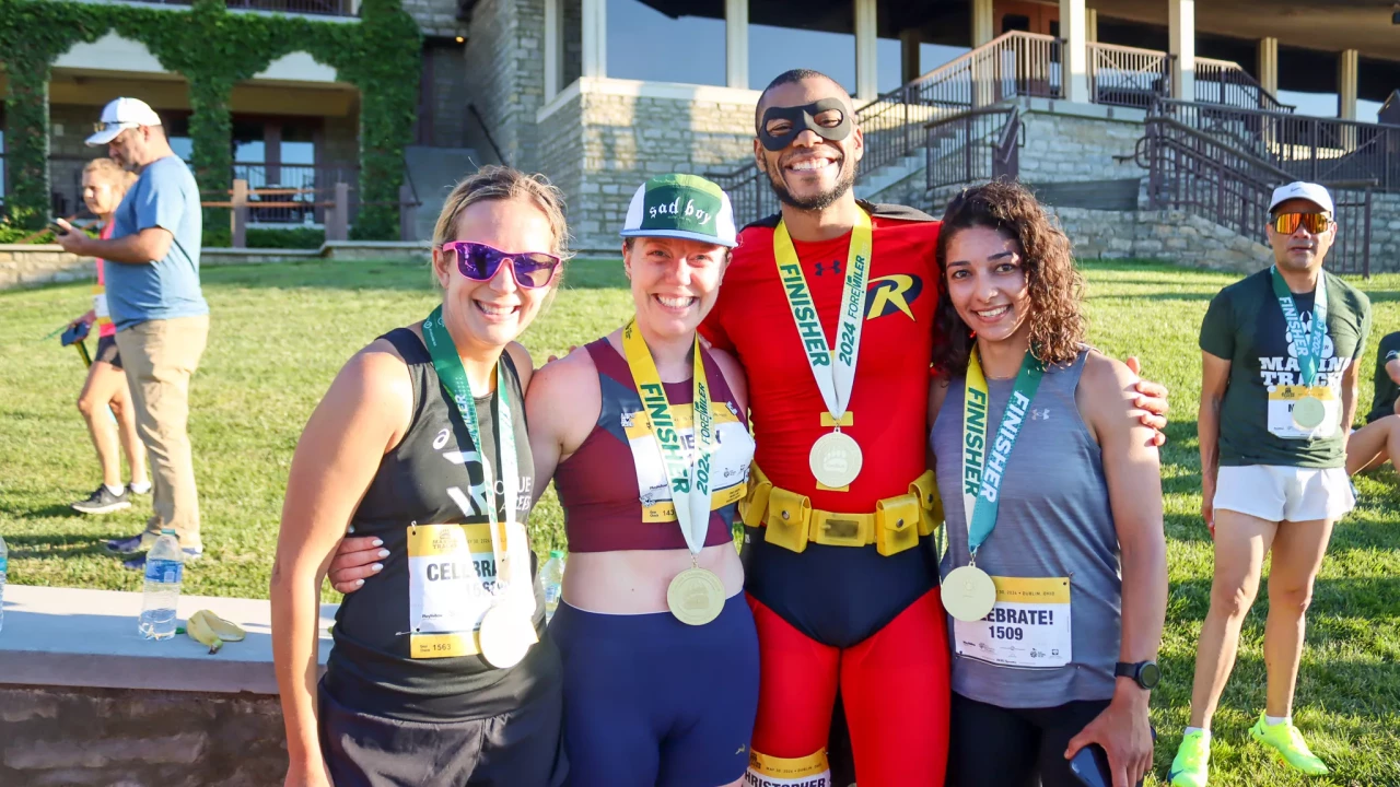 Celebration Photo at Fore Miler